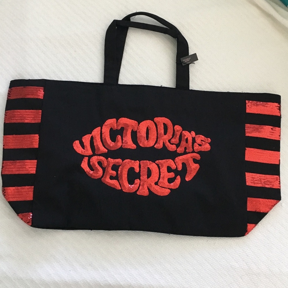 Victoria’s Secret Weekender Zippered Tote Bag NWT